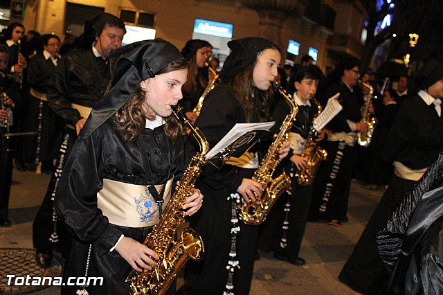 Procesin del Santo Entierro (Recogida) - Viernes Santo noche - Semana Santa Totana 2015 - 628