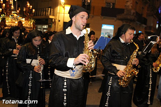 Procesin del Santo Entierro (Recogida) - Viernes Santo noche - Semana Santa Totana 2015 - 629