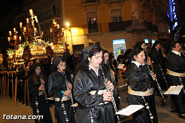 Procesin del Santo Entierro (Recogida) - Viernes Santo noche - Semana Santa Totana 2015 - 630