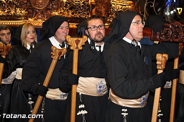 Procesin del Santo Entierro (Recogida) - Viernes Santo noche - Semana Santa Totana 2015 - 633