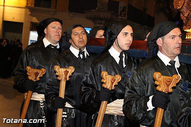 Procesin del Santo Entierro (Recogida) - Viernes Santo noche - Semana Santa Totana 2015 - 638