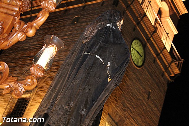 Procesin del Santo Entierro (Recogida) - Viernes Santo noche - Semana Santa Totana 2015 - 639