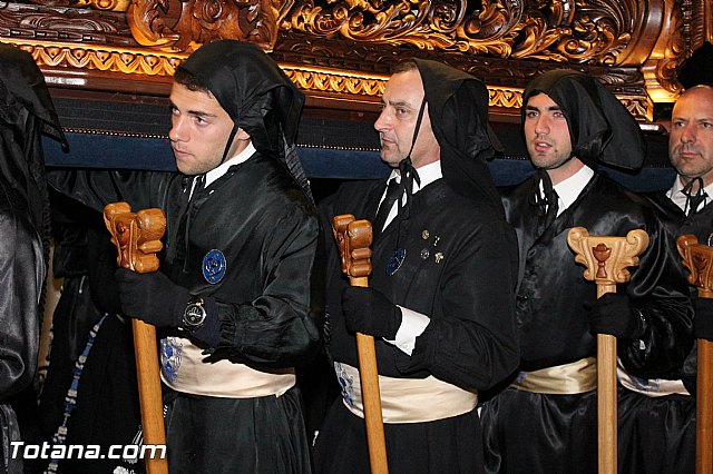 Procesin del Santo Entierro (Recogida) - Viernes Santo noche - Semana Santa Totana 2015 - 643