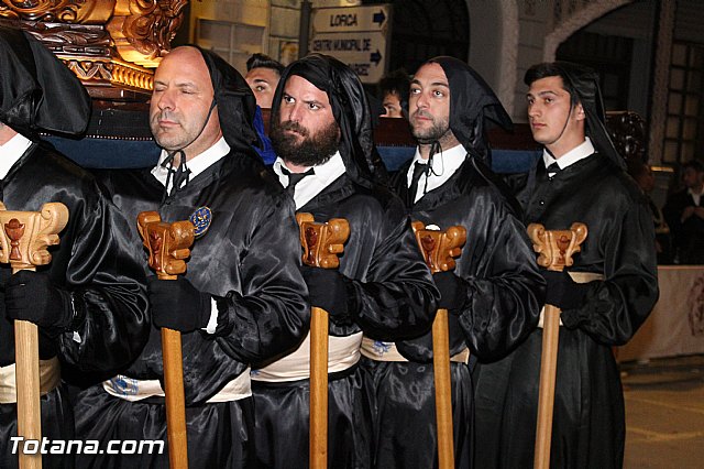 Procesin del Santo Entierro (Recogida) - Viernes Santo noche - Semana Santa Totana 2015 - 644