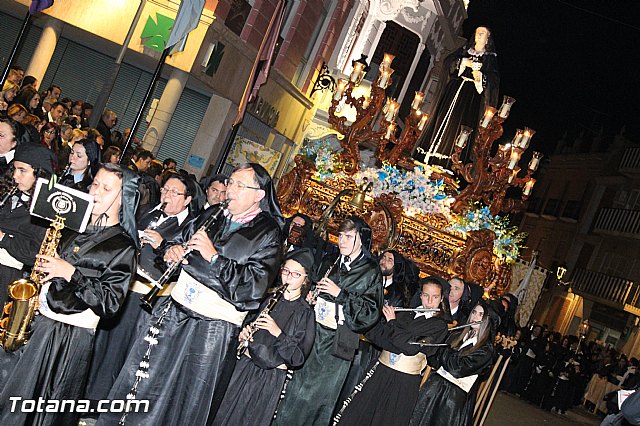 Procesin del Santo Entierro (Recogida) - Viernes Santo noche - Semana Santa Totana 2015 - 646