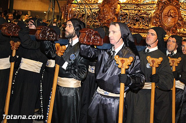 Procesin del Santo Entierro (Recogida) - Viernes Santo noche - Semana Santa Totana 2015 - 647