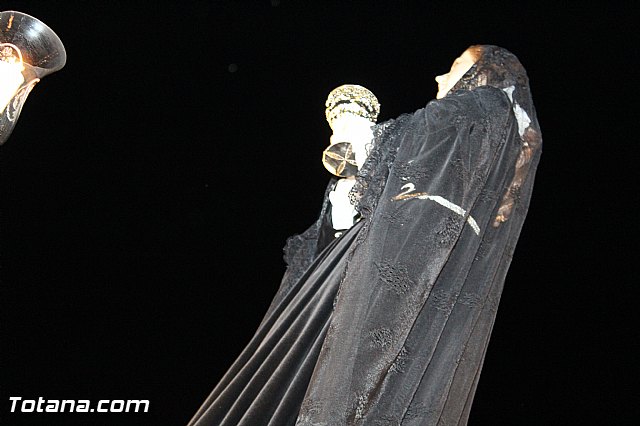 Procesin del Santo Entierro (Recogida) - Viernes Santo noche - Semana Santa Totana 2015 - 648