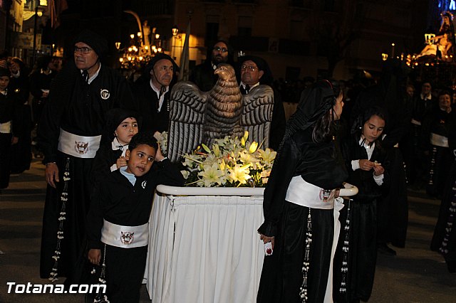 Procesin del Santo Entierro (Recogida) - Viernes Santo noche - Semana Santa Totana 2015 - 661