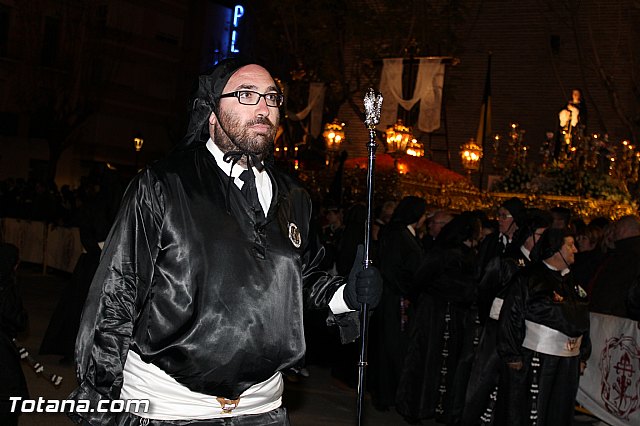 Procesin del Santo Entierro (Recogida) - Viernes Santo noche - Semana Santa Totana 2015 - 663