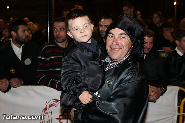 Procesin del Santo Entierro (Recogida) - Viernes Santo noche - Semana Santa Totana 2015 - 664
