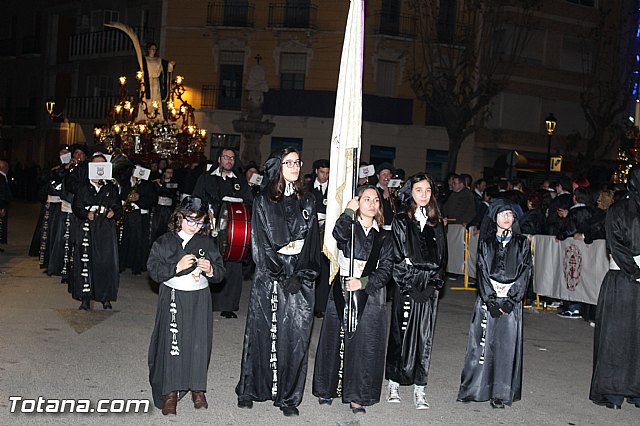 Procesin del Santo Entierro (Recogida) - Viernes Santo noche - Semana Santa Totana 2015 - 665
