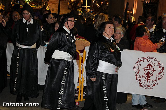 Procesin del Santo Entierro (Recogida) - Viernes Santo noche - Semana Santa Totana 2015 - 666