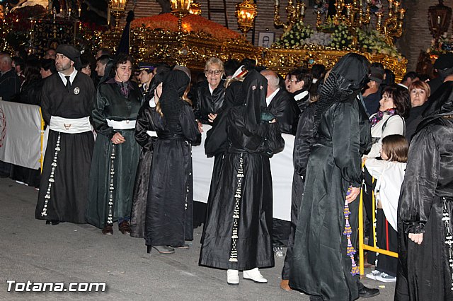 Procesin del Santo Entierro (Recogida) - Viernes Santo noche - Semana Santa Totana 2015 - 667
