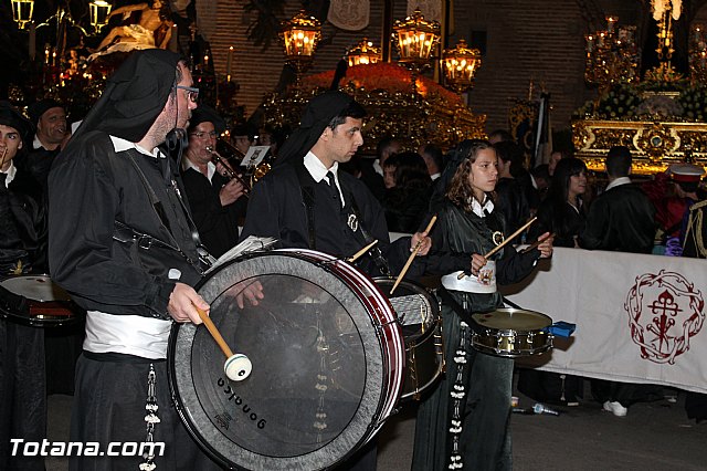 Procesin del Santo Entierro (Recogida) - Viernes Santo noche - Semana Santa Totana 2015 - 669