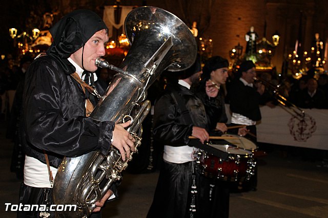 Procesin del Santo Entierro (Recogida) - Viernes Santo noche - Semana Santa Totana 2015 - 671