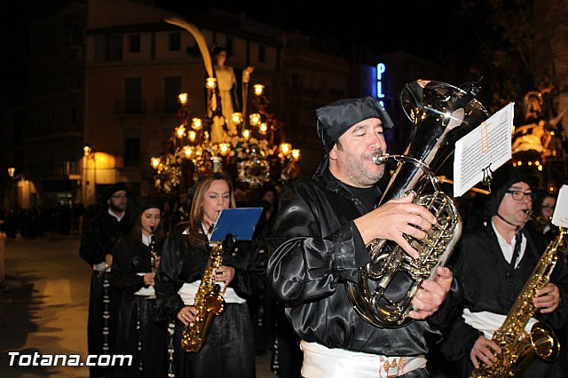 Procesin del Santo Entierro (Recogida) - Viernes Santo noche - Semana Santa Totana 2015 - 672
