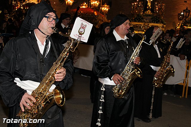 Procesin del Santo Entierro (Recogida) - Viernes Santo noche - Semana Santa Totana 2015 - 673