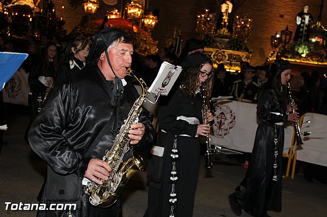 Procesin del Santo Entierro (Recogida) - Viernes Santo noche - Semana Santa Totana 2015 - 674