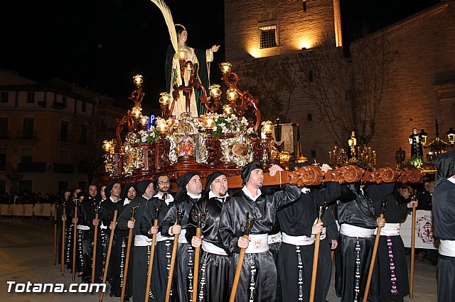 Procesin del Santo Entierro (Recogida) - Viernes Santo noche - Semana Santa Totana 2015 - 679