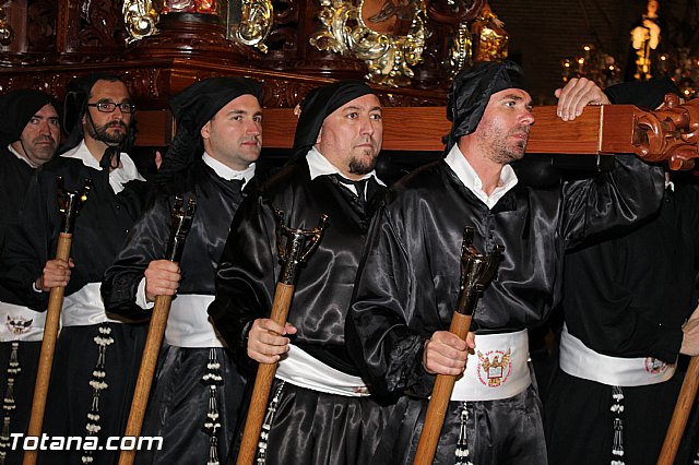 Procesin del Santo Entierro (Recogida) - Viernes Santo noche - Semana Santa Totana 2015 - 680