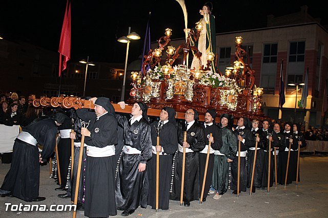 Procesin del Santo Entierro (Recogida) - Viernes Santo noche - Semana Santa Totana 2015 - 689