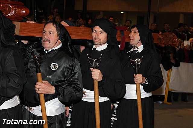 Procesin del Santo Entierro (Recogida) - Viernes Santo noche - Semana Santa Totana 2015 - 693
