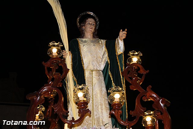 Procesin del Santo Entierro (Recogida) - Viernes Santo noche - Semana Santa Totana 2015 - 696