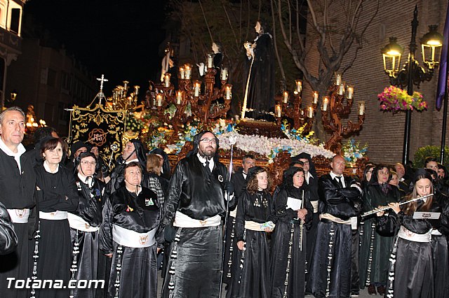 Procesin del Santo Entierro (Recogida) - Viernes Santo noche - Semana Santa Totana 2015 - 708