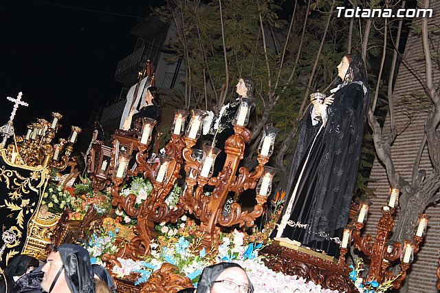 Procesin del Santo Entierro (Recogida) - Viernes Santo noche - Semana Santa Totana 2015 - 709