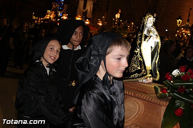 Procesin del Santo Entierro (Recogida) - Viernes Santo noche - Semana Santa Totana 2015 - 711
