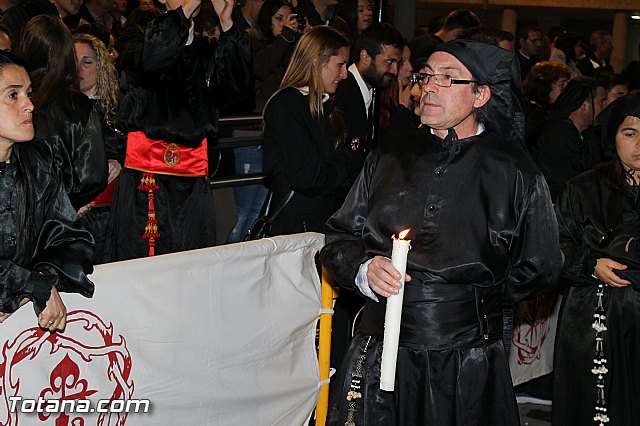Procesin del Santo Entierro (Recogida) - Viernes Santo noche - Semana Santa Totana 2015 - 712