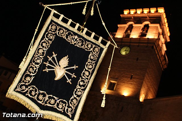 Procesin del Santo Entierro (Recogida) - Viernes Santo noche - Semana Santa Totana 2015 - 714