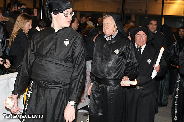 Procesin del Santo Entierro (Recogida) - Viernes Santo noche - Semana Santa Totana 2015 - 715