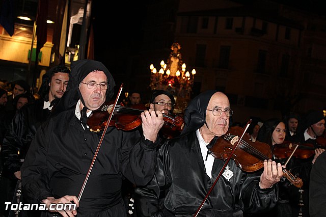 Procesin del Santo Entierro (Recogida) - Viernes Santo noche - Semana Santa Totana 2015 - 716