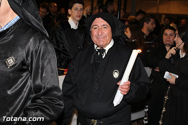 Procesin del Santo Entierro (Recogida) - Viernes Santo noche - Semana Santa Totana 2015 - 717