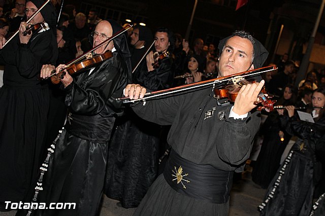 Procesin del Santo Entierro (Recogida) - Viernes Santo noche - Semana Santa Totana 2015 - 718