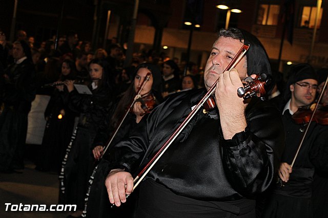 Procesin del Santo Entierro (Recogida) - Viernes Santo noche - Semana Santa Totana 2015 - 719