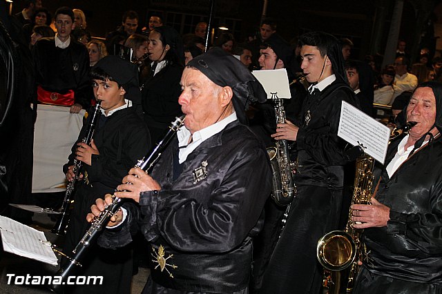 Procesin del Santo Entierro (Recogida) - Viernes Santo noche - Semana Santa Totana 2015 - 723