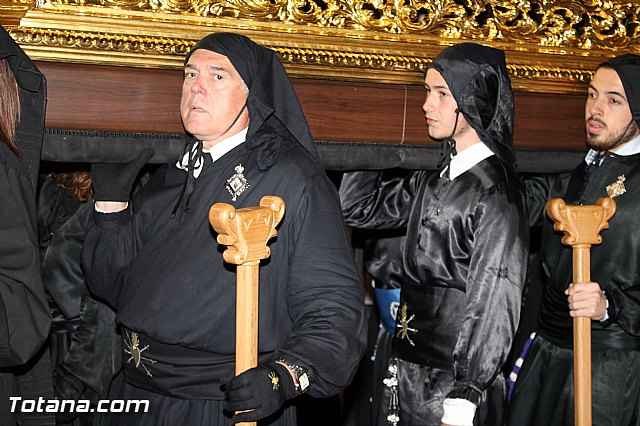 Procesin del Santo Entierro (Recogida) - Viernes Santo noche - Semana Santa Totana 2015 - 731