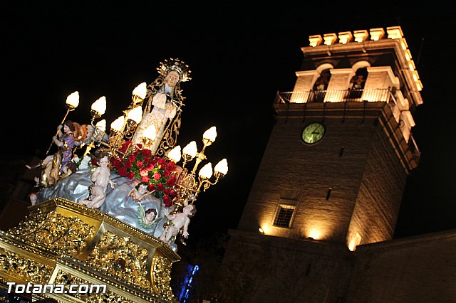 Procesin del Santo Entierro (Recogida) - Viernes Santo noche - Semana Santa Totana 2015 - 734