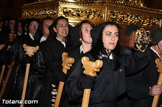 Procesin del Santo Entierro (Recogida) - Viernes Santo noche - Semana Santa Totana 2015 - 735