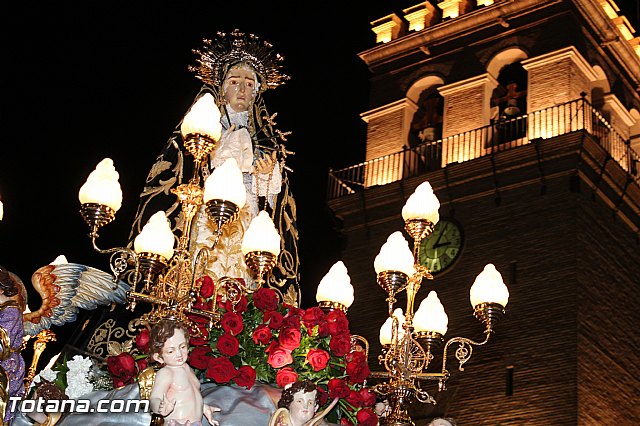 Procesin del Santo Entierro (Recogida) - Viernes Santo noche - Semana Santa Totana 2015 - 736