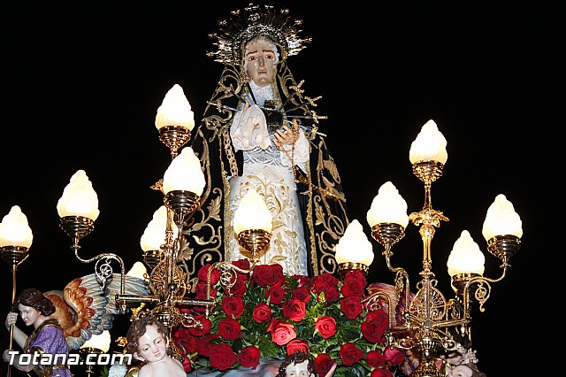 Procesin del Santo Entierro (Recogida) - Viernes Santo noche - Semana Santa Totana 2015 - 739