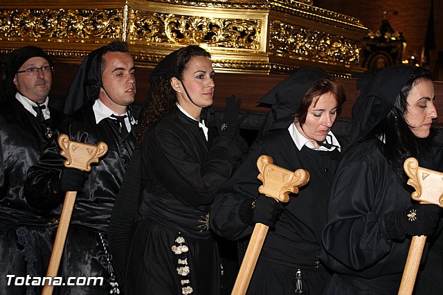 Procesin del Santo Entierro (Recogida) - Viernes Santo noche - Semana Santa Totana 2015 - 740