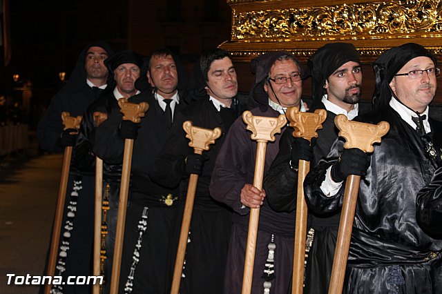 Procesin del Santo Entierro (Recogida) - Viernes Santo noche - Semana Santa Totana 2015 - 741