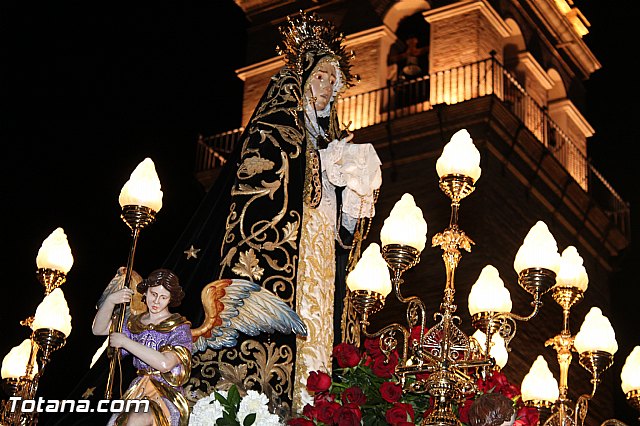 Procesin del Santo Entierro (Recogida) - Viernes Santo noche - Semana Santa Totana 2015 - 742