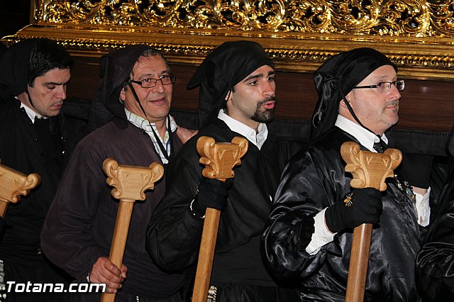 Procesin del Santo Entierro (Recogida) - Viernes Santo noche - Semana Santa Totana 2015 - 743