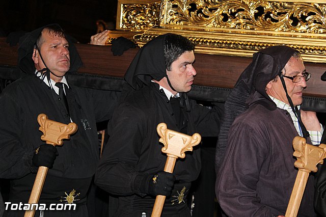 Procesin del Santo Entierro (Recogida) - Viernes Santo noche - Semana Santa Totana 2015 - 744