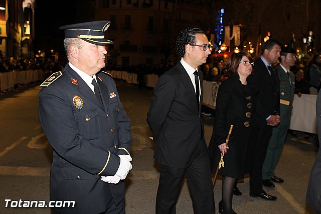 Procesin del Santo Entierro (Recogida) - Viernes Santo noche - Semana Santa Totana 2015 - 751