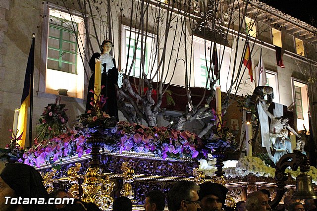 Procesin del Santo Entierro (Recogida) - Viernes Santo noche - Semana Santa Totana 2015 - 759